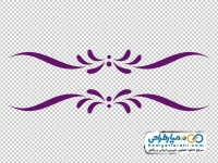 تصویر وکتوری کادر طرح حاشیه گل