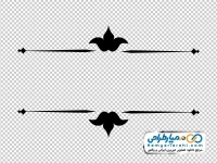 دانلود تصویر با کیفیت حاشیه با خطوط اسلیمی