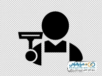 آیکون تمیزکار مرد
