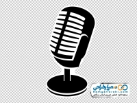 تصویر وکتوری میکروفون