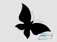 فایل آیکون پروانه مشکی