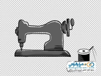 تصویر وکتوری چرخ خیاطی با فرمت png
