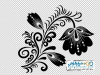تصویر آیکون گل زینتی سیاه