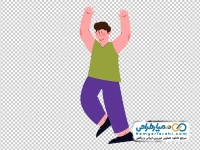 عکس وکتوری پسر در حال رقص