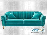 عکس png کاناپه سبز