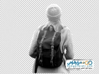 تصویر png دختر با کوله پشتی