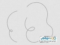 تصویر png خطوط نقطه چین