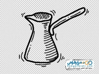 تصویر وکتوری قهوه ساز دستی