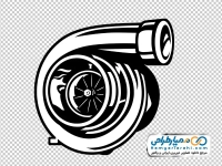 تصویر وکتوری اگزوز حلزونی