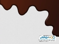 تصویر وکتوری شکلات آب شده