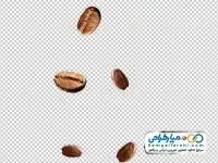 تصویر png دانه های قهوه