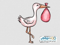 تصویر وکتوری لک لک با کیسه