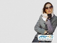 عکس با کیفیت مدل خانم با مانتو طوسی