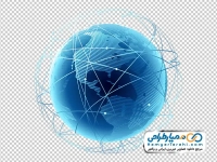 تصویر وکتوری کره زمین با فرمت png