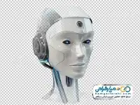 تصویر png سر ربات انسانی
