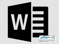 لوگو سیاه و سفید ورد