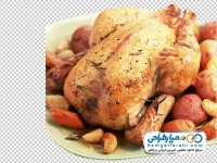 تصویر png مرغ بریان خوشمزه