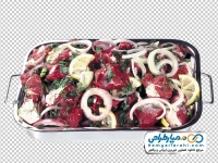 تصویر png ظرف مرینت گوشت چنجه