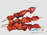 تصویر png گوشت کبابی در سیخ چوبی