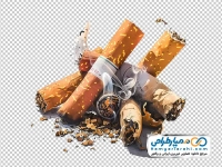 تصویر وکتوری سیگار های له شده