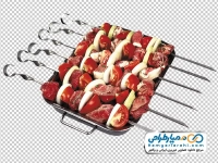 تصویر با کیفیت سیخ های کباب چنجه با فرمت png