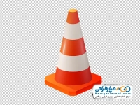 تصویر وکتوری مخروط ترافیکی