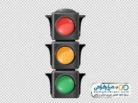 تصویر وکتوری چراغ راهنمایی و رانندگی