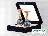 تصویر با کیفیت گلدان میناکاری