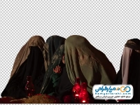 تصویر png اهل بیت امام حسین در تعذیه شام قریبان