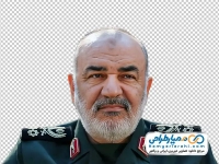 عکس با کیفیت سردار حسین سلامی با فرمت png