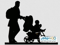 تصویر png پیاده روی خانوادگی اربعین