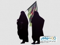 تصویر دوربری خانم ها در پیاده روی اربعین