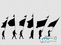 تصویر وکتوری قافله عزاداری محرم