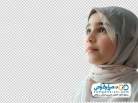 تصویر png دختر محجبه