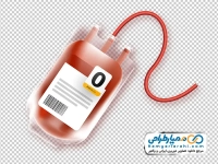 تصویر با کیفیت وکتوری کیسه خون
