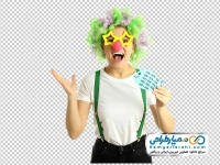 تصویر png آدم در نقش دلقک