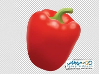 تصویر وکتوری فلفل دلمه قرمز