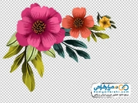 طرح png گوشه گلدار