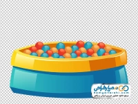 تصویر png استخر توپ
