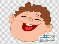عکس کارتونی صورتک پسر بچه تپل