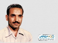 تصویر بدون پس زمینه شهید رجایی