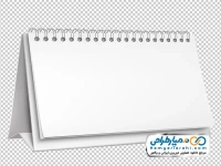 تصویر وکتوری تقویم رومیزی خام