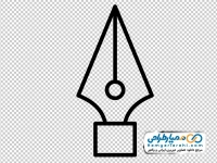 تصویر png نوک قلم وکتوری