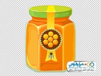 تصویر وکتوری شیشه عسل