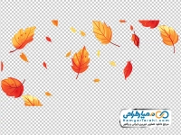 تصویر png برگ های زرد پاییزی