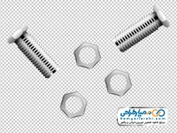 تصویر وکتوری پیچ و مهره