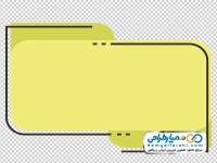 تصویر وکتوری کادر مستطیلی