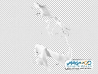 تصویر وکتوری پاشش شیر