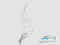 تصویر وکتوری پاشش شیر با فرمت png