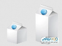 تصویر وکتوری پاکت شیر